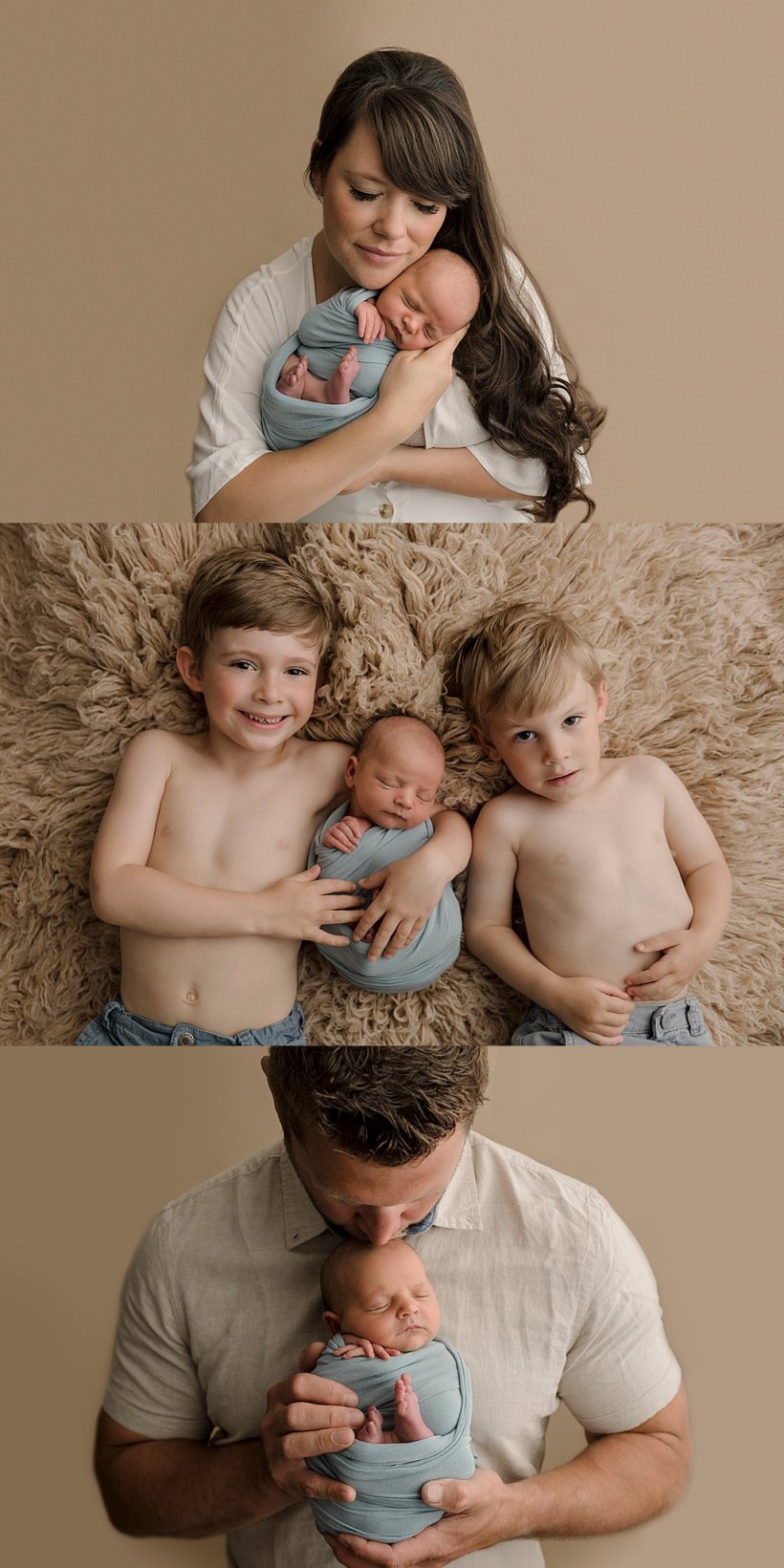 Mamasauras, Tayla Malott, Fort McMurray newborn photographer, Fort Mac baby photographer, newborn photography, parent newborn poses, sibling pose, pecan flokati